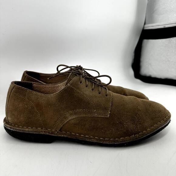J.Crew Macalister Oxfords Suede Leather Shoes Low Top Lace Up Stone Tan 11.5 main image 6